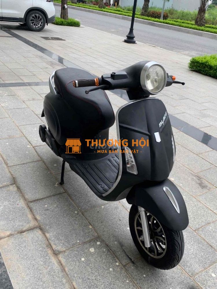 Xe máy điện Vespa biển và đăng ký đầy đủ bình khoe