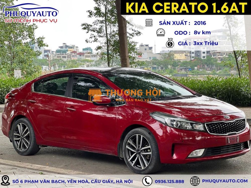 Kia Cerato 1.6AT sx 2016 chất đẹp giá tốt