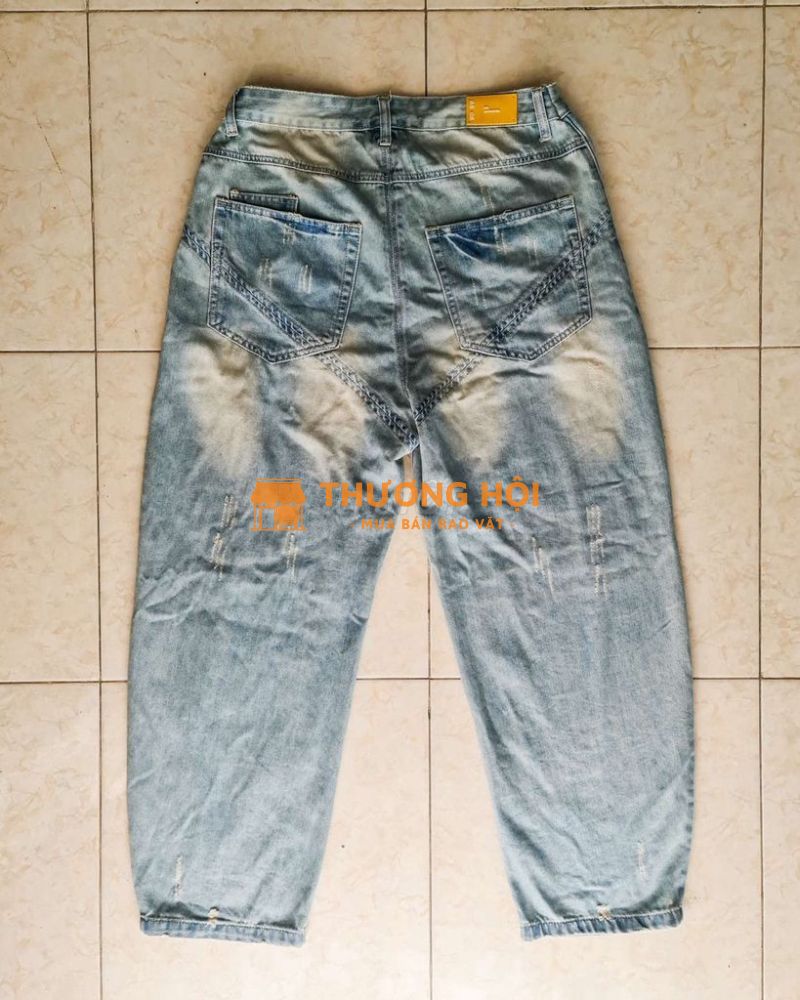 Quần Jean Baggy rách rách