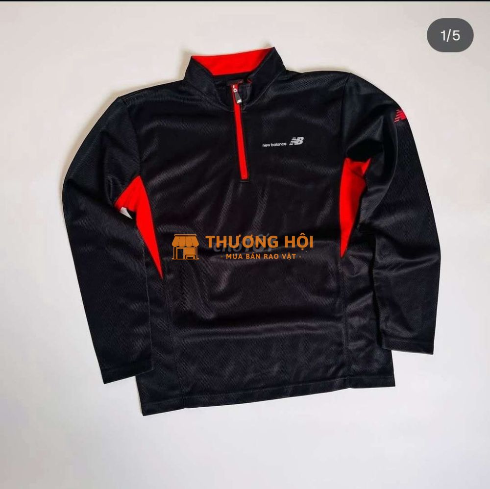 Áo thể thao New B@l@nce tay dài có Zip