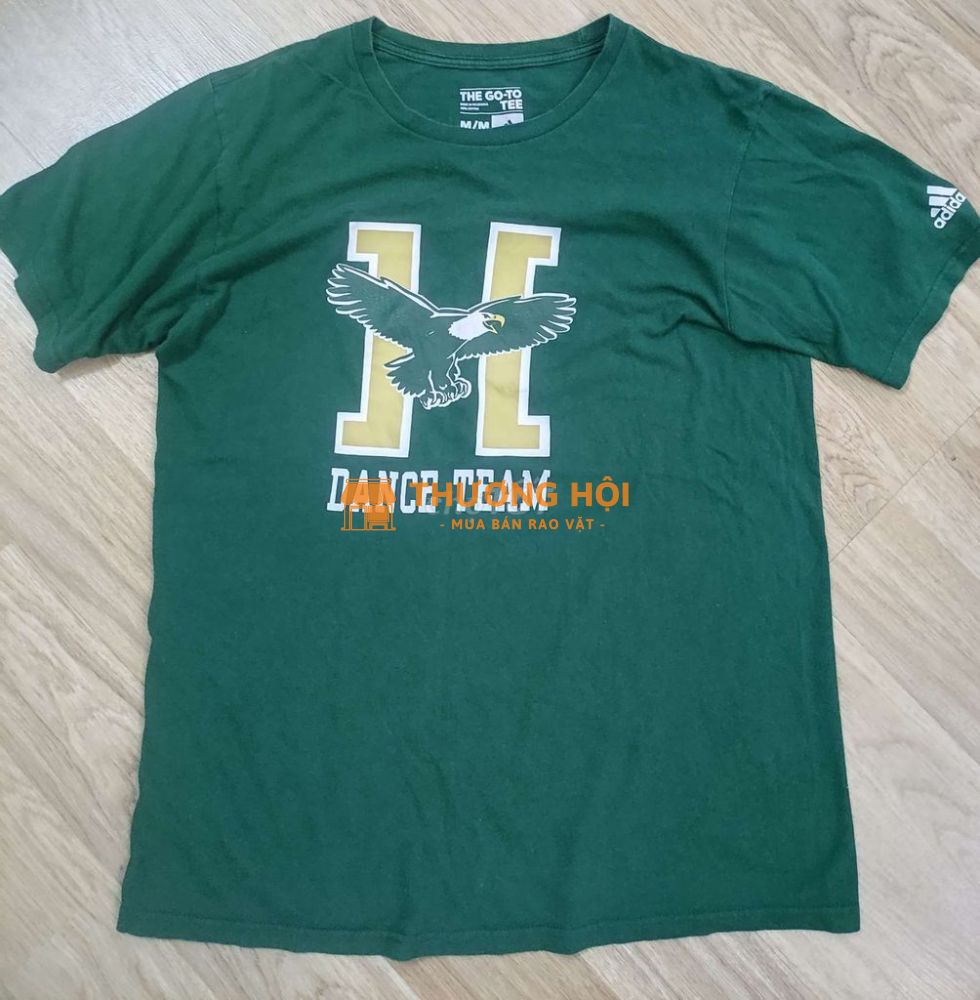 2HAND Áo thun Adidas xanh lá, size M