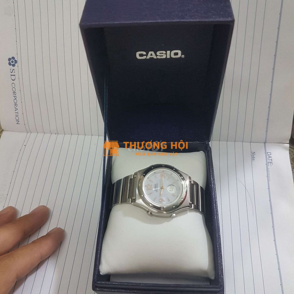 Đồng hồ Nữ Casio Wave Ceptor Multi band 6 - Solar