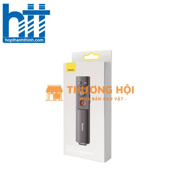 Bút trình chiếu Baseus Orange Dot Red Laser - Pin AAA
