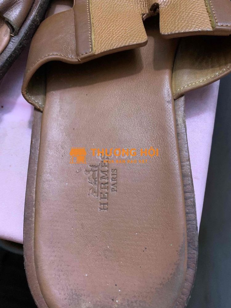 Dép Nam Hermes Izmir Sandal 'Naturel H'