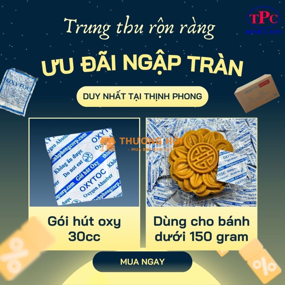 Gói hút oxy bảo vệ mùa bánh trung thu của bạn