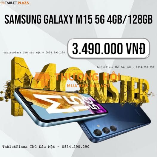 Samsung Galaxy M15 – Giá ngon, pin trâu, màn đẹp!
