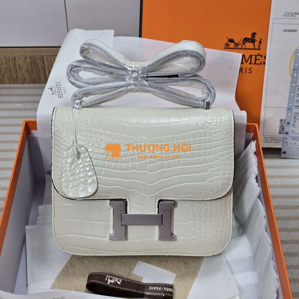 Size19 vừa 📱 túi da bò vân