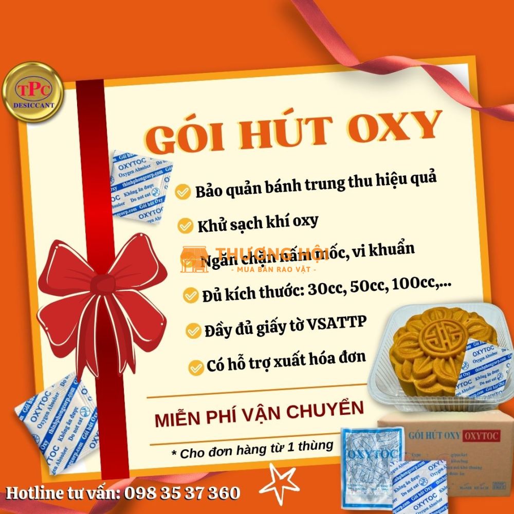 Tác dụng của gói hút oxy dùng cho bánh trung thu