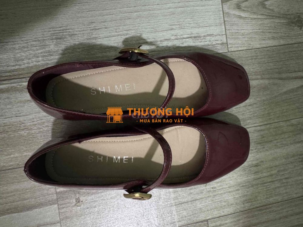 giày bá bóng đỏ size 37