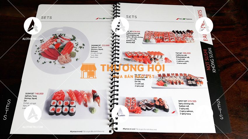 In menu nhựa giá rẻ đẹp