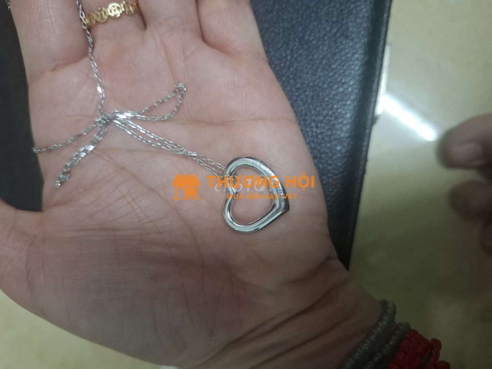 Mặt dây chuyền bạc hình trái tim nữ tiffany and co