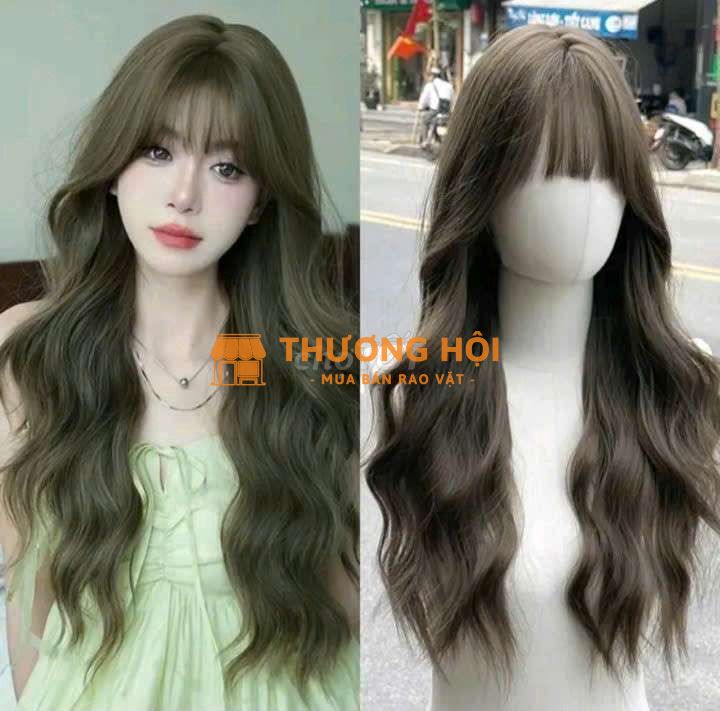Tóc giả màu nâu lạnh