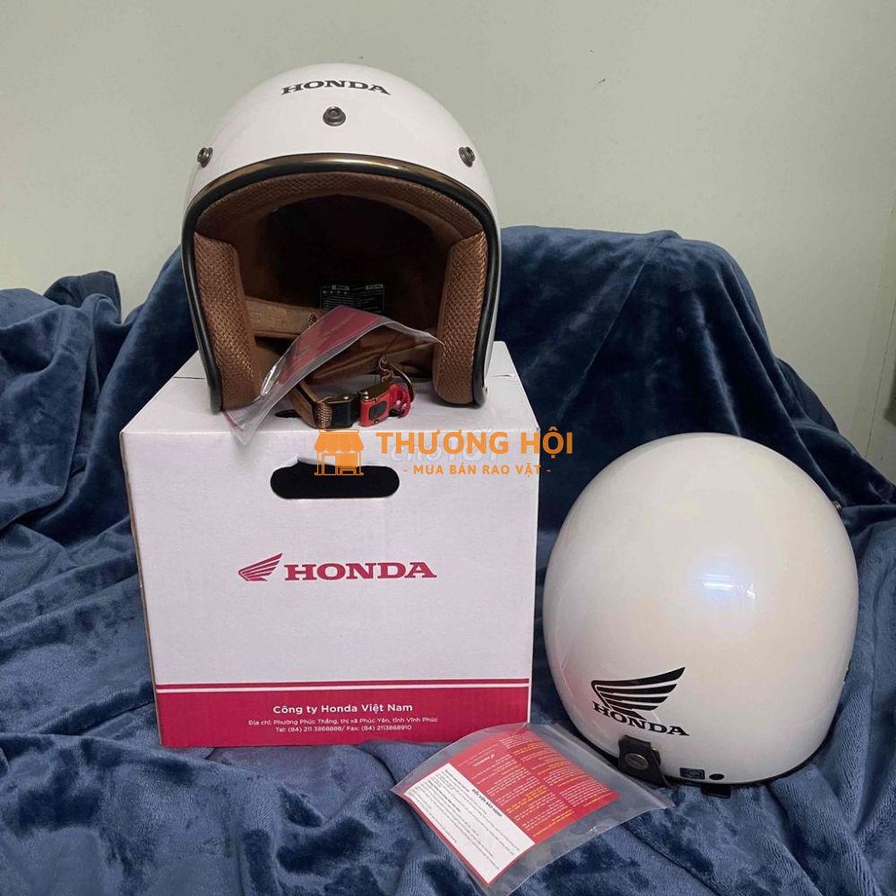 Cặp Nón Bảo Hiểm Honda 3/4 (Chính Hãng)