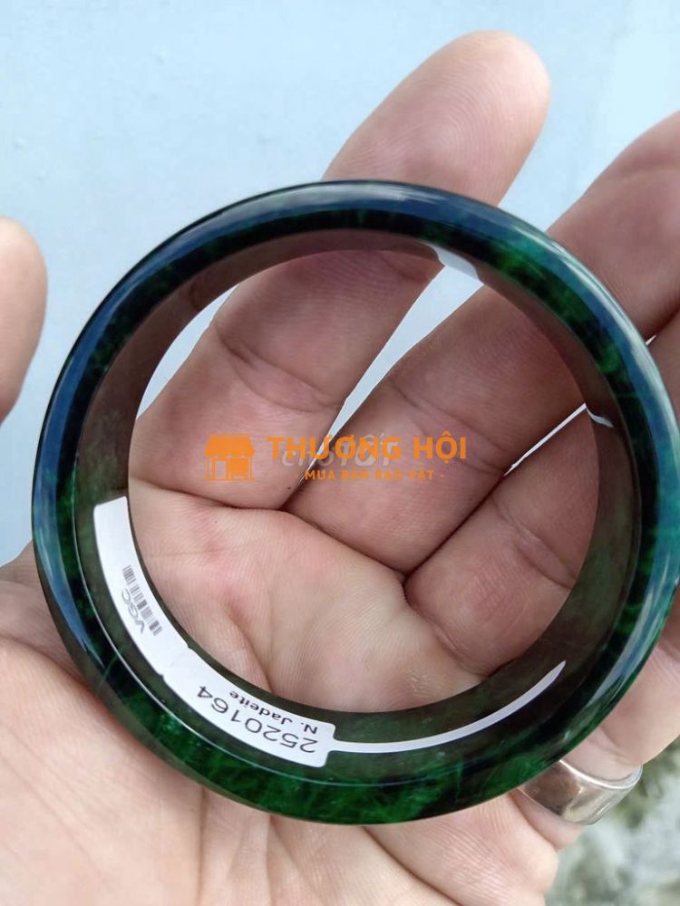 Bán vòng nữ cẩm thạch sơn thủy tự nhiên kiểm định