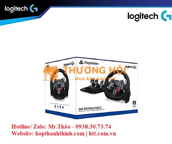 LOGITECH G29 – TRẢI NGHIỆM ĐUA XE ĐỈNH CAO NHƯ NGOÀI ĐỜI THẬT!