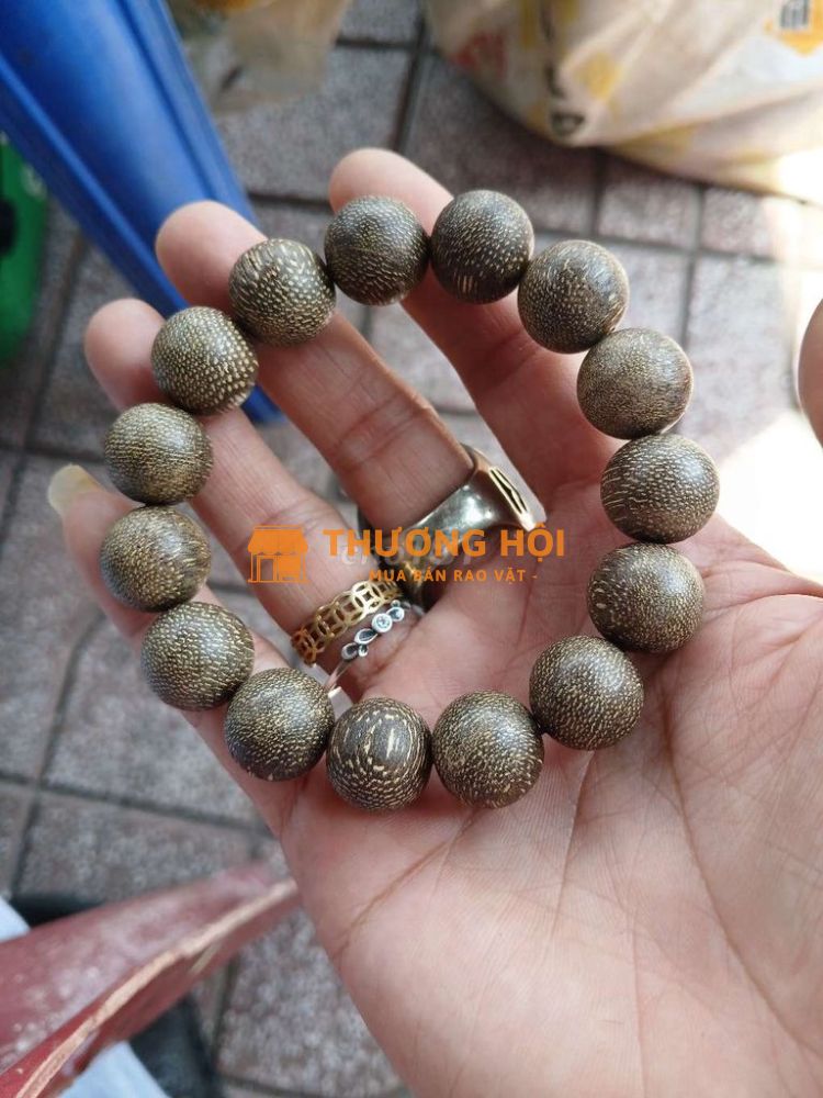 Vòng tay trầm bông tóc hương thơm dịu