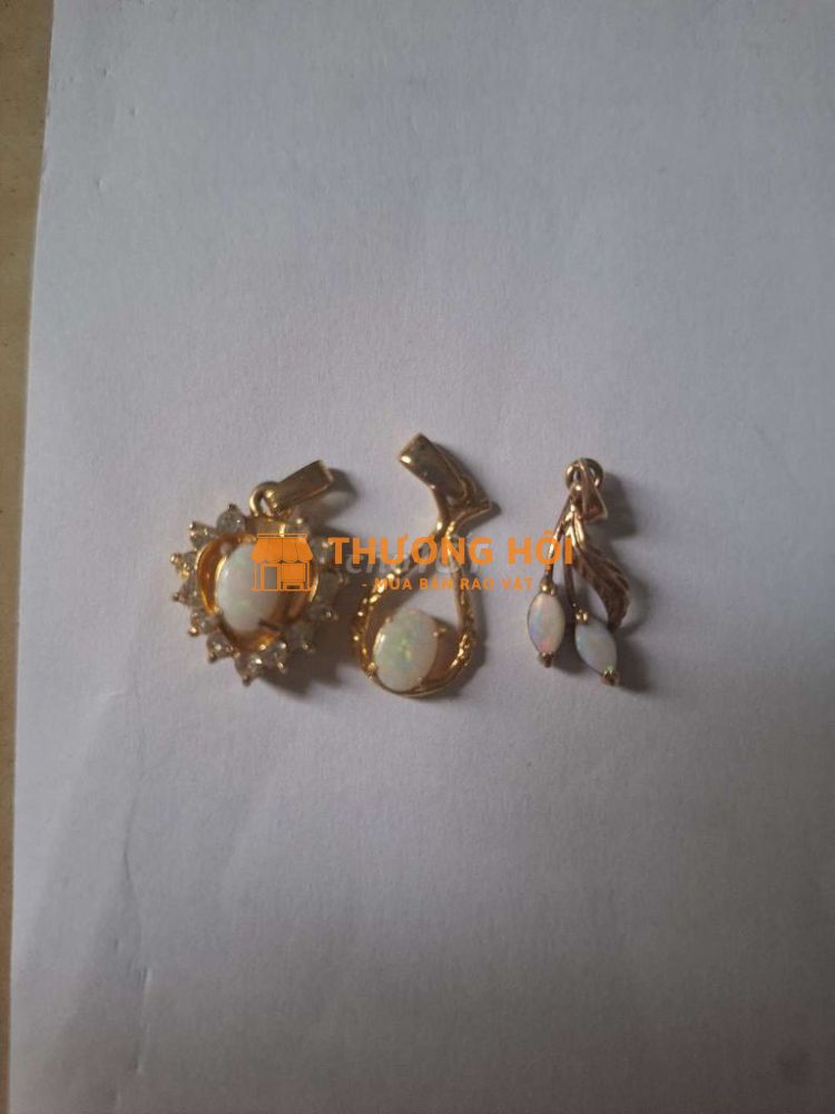 Mặt dây đá opal xinh
