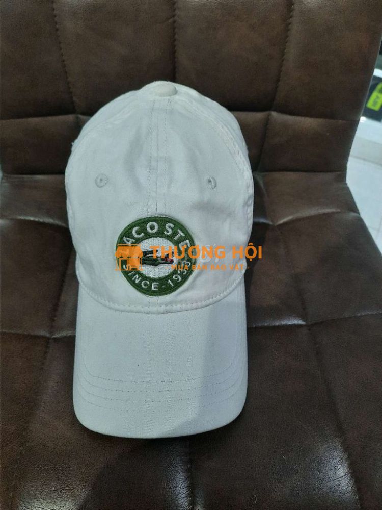 Nón lacosste cá thêu đẹp