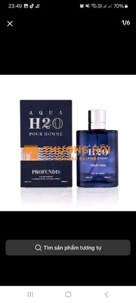 Nước hoa AQUA H20 100ml (Nam)