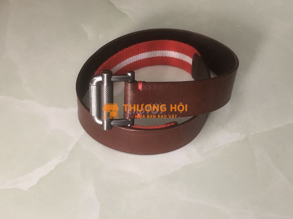 Nịt Da Phối Vải! LEE ! Bán 3.8cm!