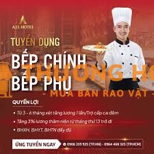 Chuỗi khách sạn A25 tuyển Bếp Chính, Bếp Phụ
