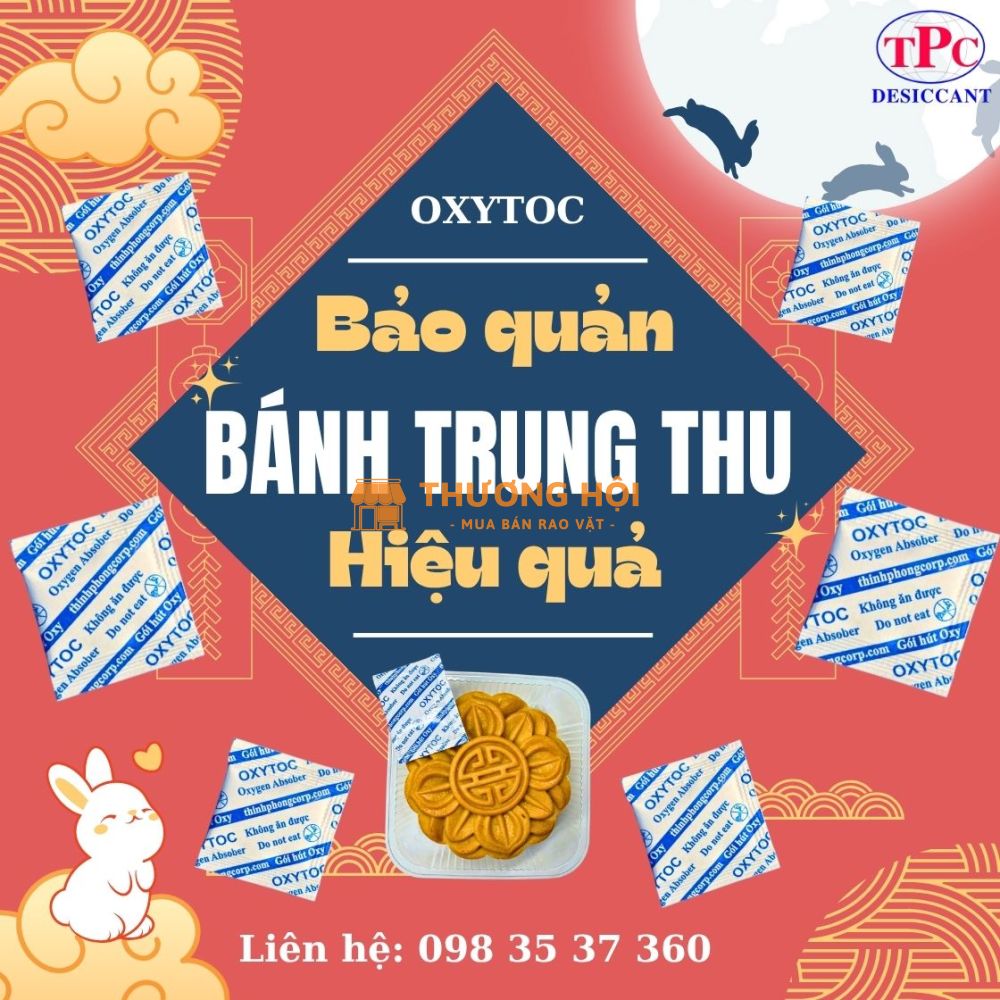 Gói hút ẩm dùng cho bánh trung thu-gói hút oxy