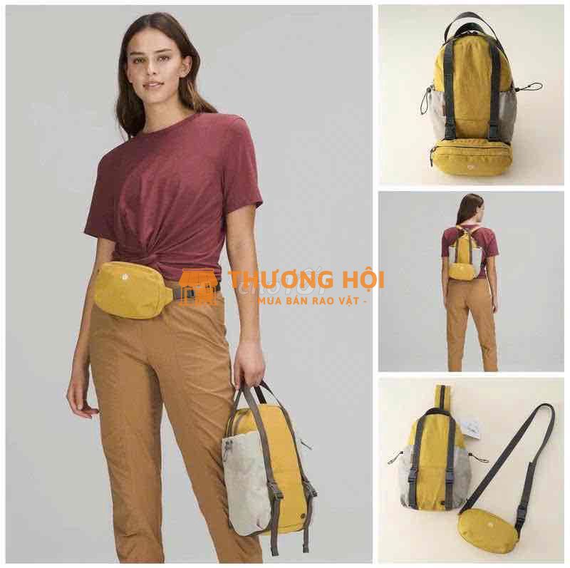 balo lululemone chính hãng tặng kèm 1 túi bao tử