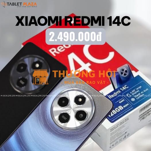 Redmi 14C 4/128g màn to, pin trâu, giá mềm