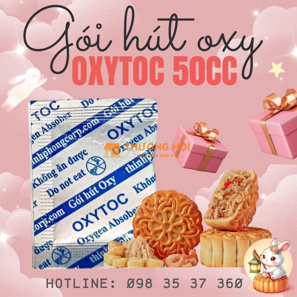 Gói hút oxy 50CC – Bí quyết bảo quản bánh trung thu lâu ngày