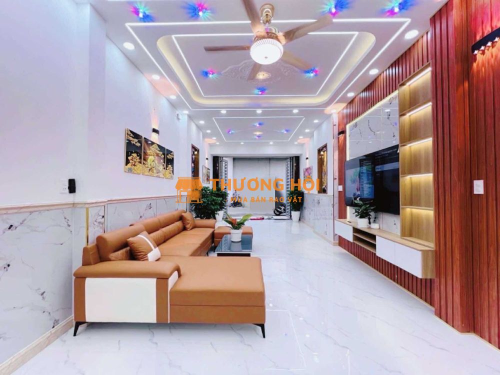Nhà mới full nt đường 8m- 70m2-3tang Bùi Văn Ngữ Q12 ,sát Ngã 3 Đông Quang - 6 tỷ nhỉnh 0932030061