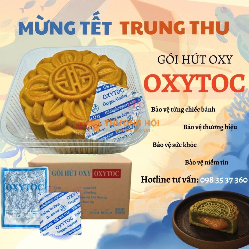 Gói hút oxy- vệ sĩ bảo vệ bánh trung thu