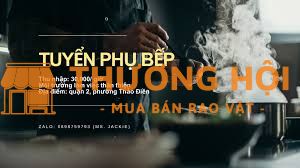 tuyển phụ bếp 30k/ giờ