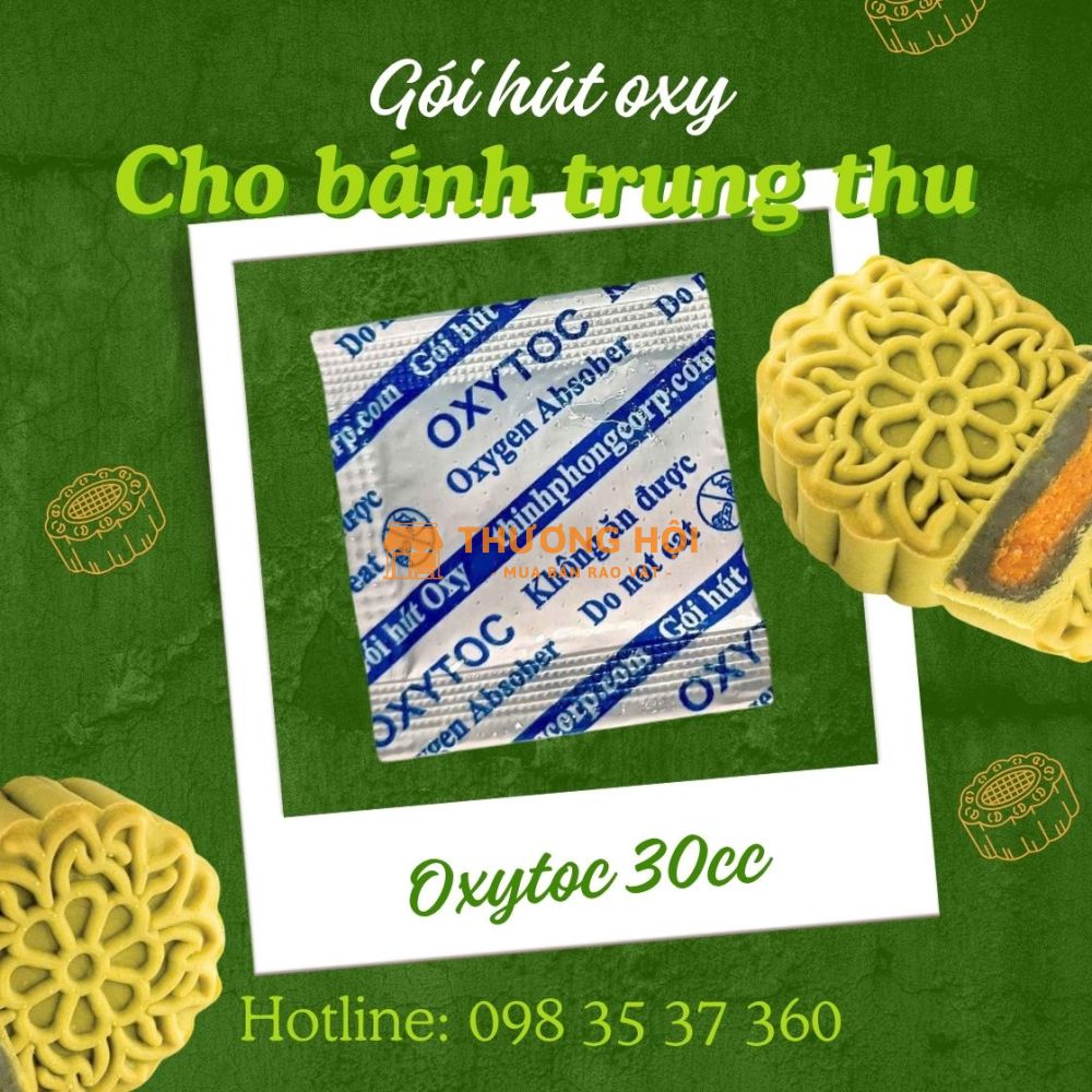 Gói hút oxy cho bánh trung thu an toàn tiện lợi