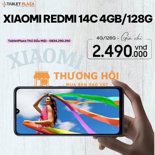 Xiaomi Redmi 14C 4/128G giá mềm chỉ 2.490.000