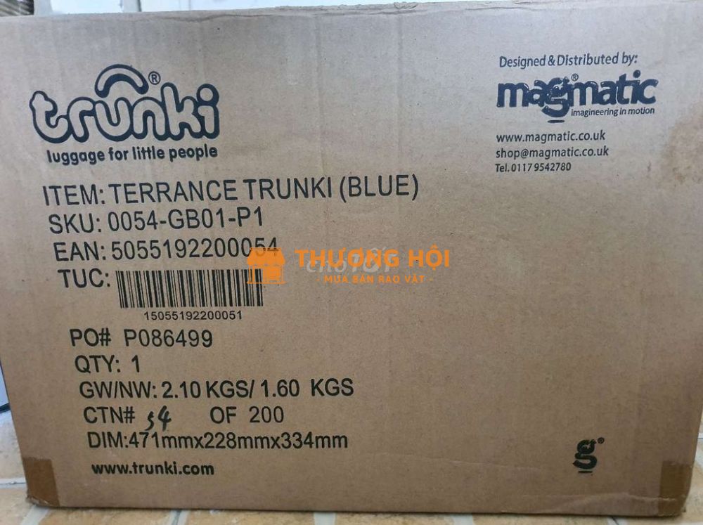 Vali cho bé Trunki