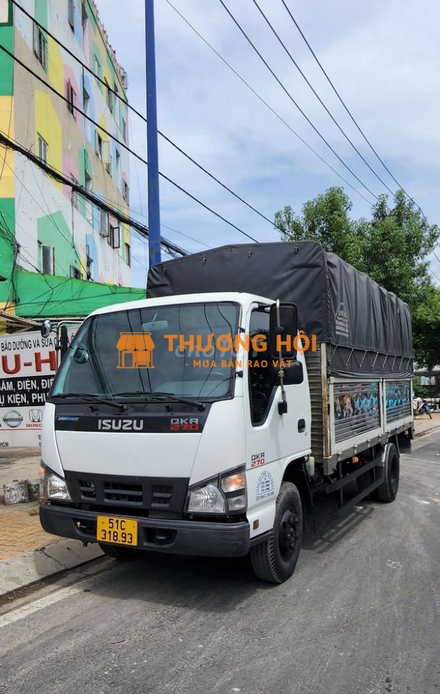 Isuzu 2020 tải 1.990kg thùng dài4m370