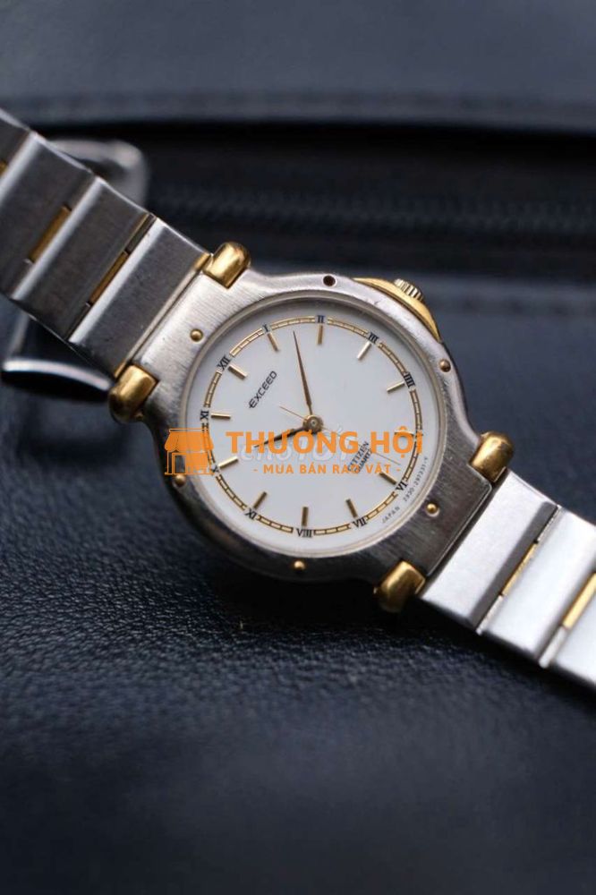 Đồng hồ Citizen exceed demi ful thép sáng nhỏ xinh