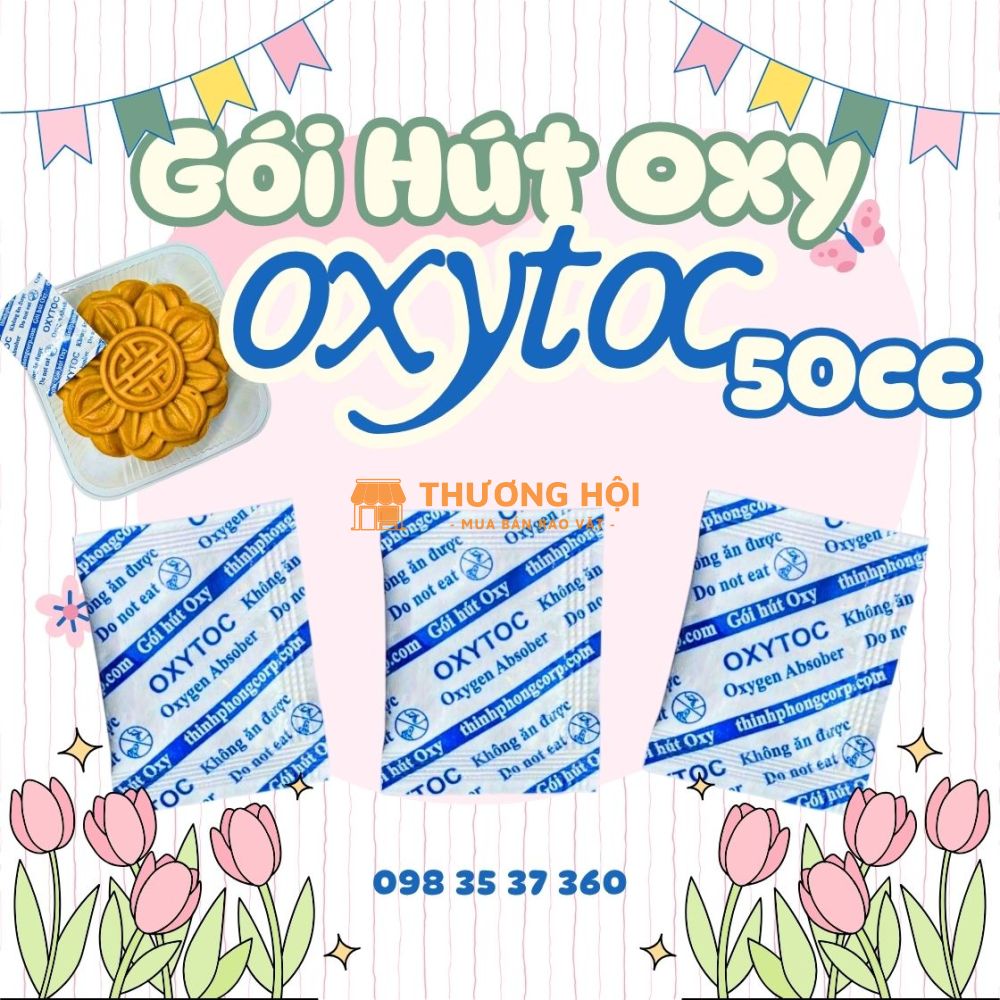 Gói hút oxy 50cc bảo quản chống mốc thực phẩm bánh