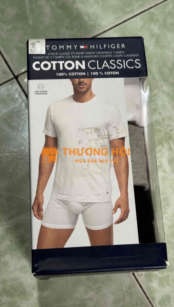 set áo tommy mới chính hãng