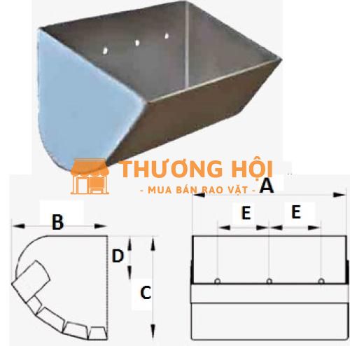 Tăng tuổi thọ hệ thống với gầu inox chất lượng cao từ Toàn Phát