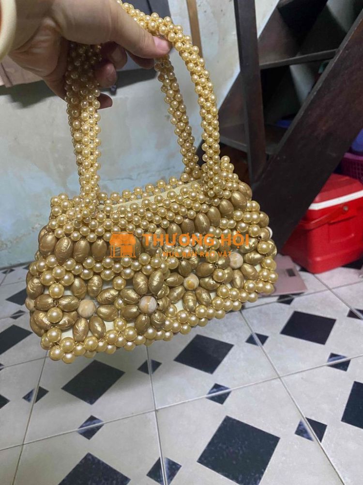 Túi kết hạt bằng tay lúc xưa