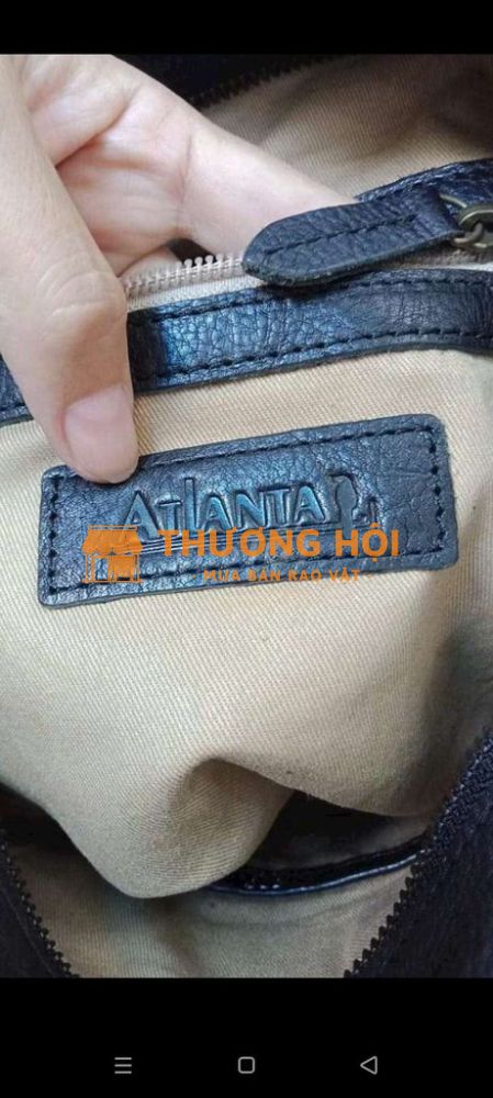 🌈 🌈 🌈 Giỏ đeo chéo da thật hiệu Atlanta, dadày