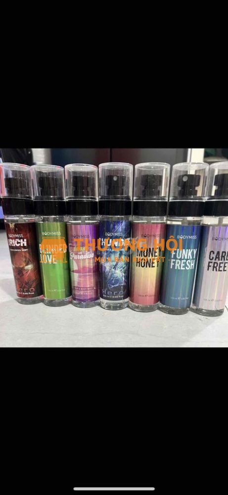 thanh lý một số nc hoa body miss 105ml