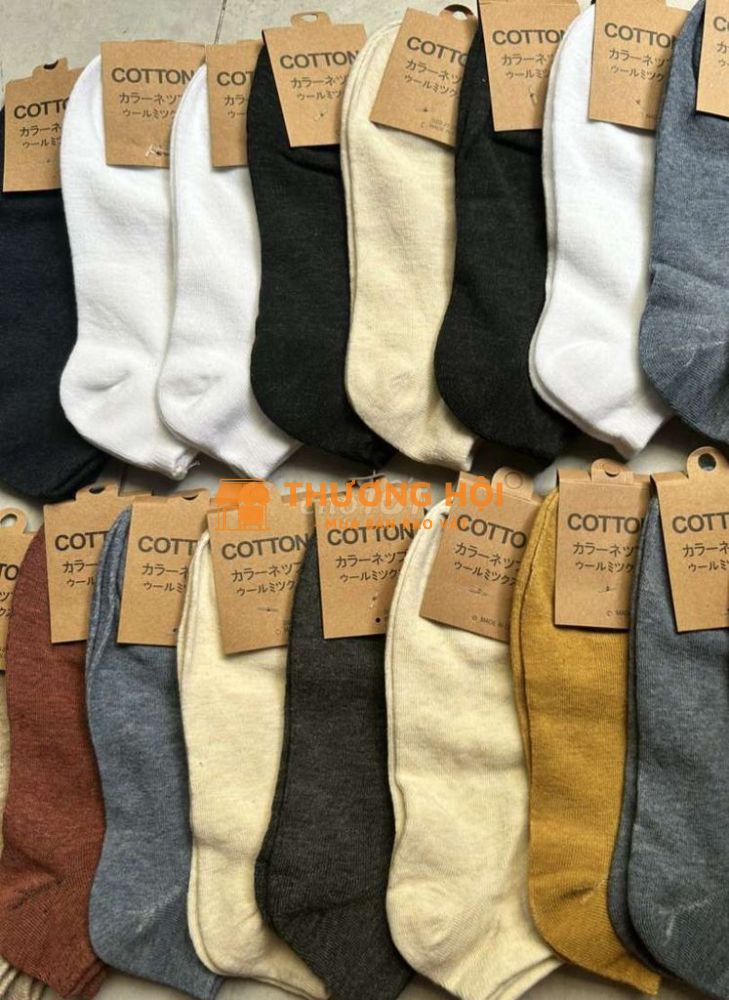 Hàng mới,vớ cotton dày cổ vừa như hình giá rẻ