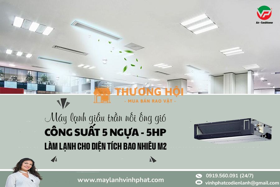 Vì sao lắp Điều hòa giấu trần 5.0HP lại là giải pháp tối ưu, lựa chọn hoàn hảo cho chung cư