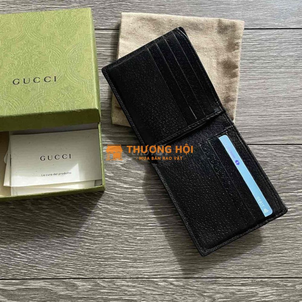 Pass lại Ví da nam Gucci chính hãng