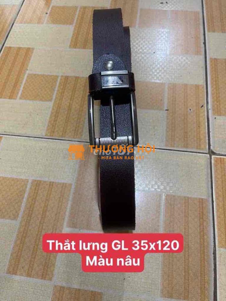 Thắt lưng GL màu nâu 35x 120