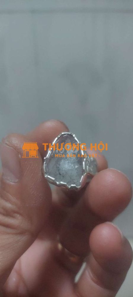 Nhẫn bạc ngoại TA tóc