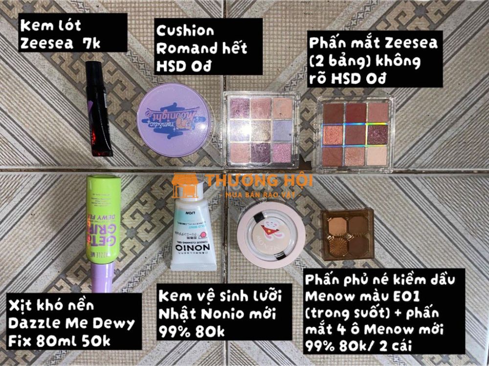 Mĩ phẩm makeup thanh lí