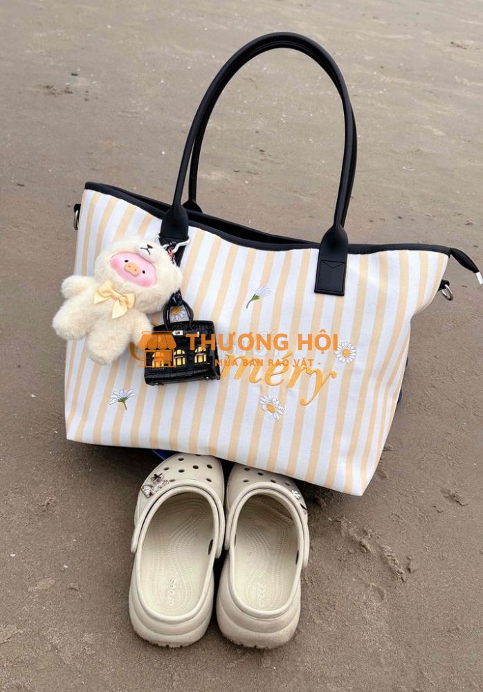 PASS Túi tote Cemmery local brand, tote vải canvas